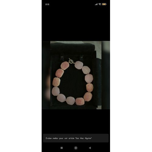 Collier Quartz Rose Ralph Lauren