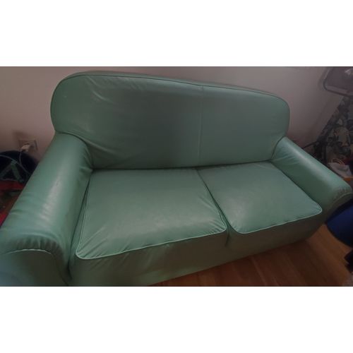 Canapé Convertible Vert Eau