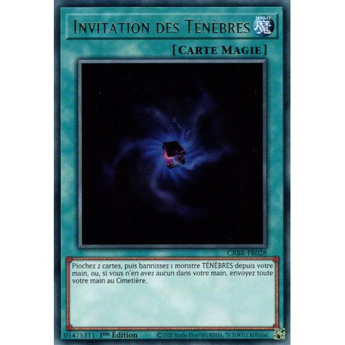 Yu Gi Oh Crbr Fr028 Invitation Des Tenebres Rare