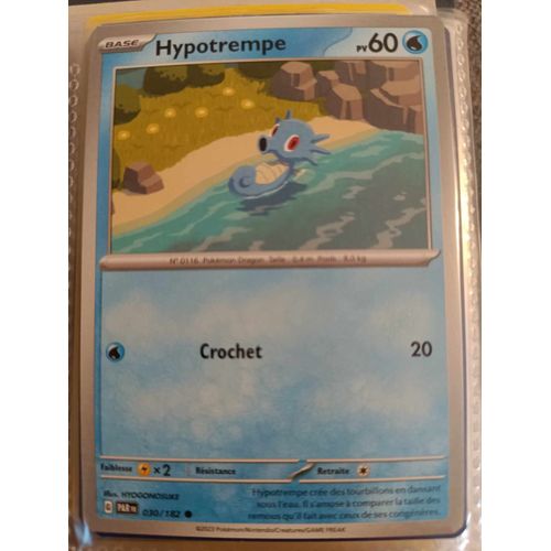 Commune - Pokemon - Faille Paradoxe - Hypotrempe 30/182
