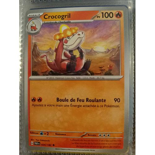 Peu Commune - Pokemon - Faille Paradoxe - Crocogril 24/182