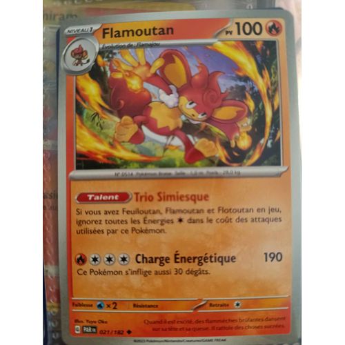 Peu Commune - Pokemon - Faille Paradoxe - Flamoutan 21/182