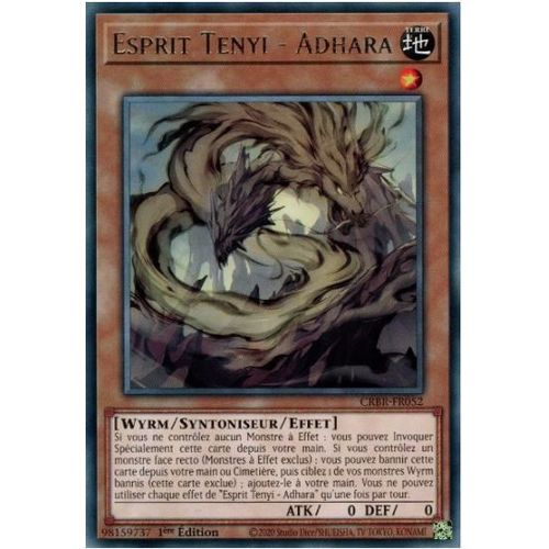 Yu Gi Oh Crbr Fr052 Esprit Tenyi Adhara Rare