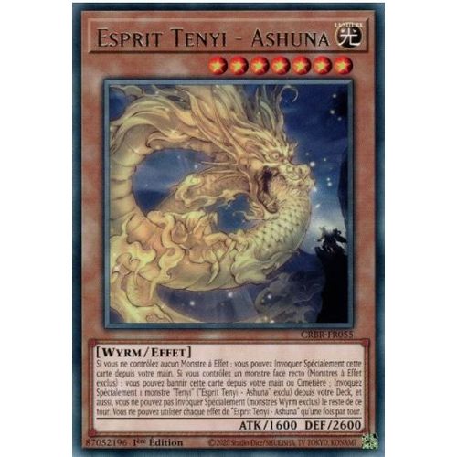 Yu Gi Oh Crbr Fr055 Esprit Tenyi Ashuna Rare