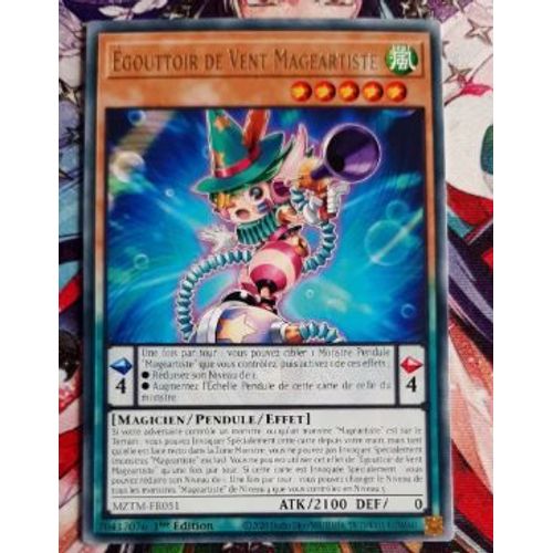 Yu Gi Oh Mztm Fr051 Egouttoir De Vent Mageartiste Rare