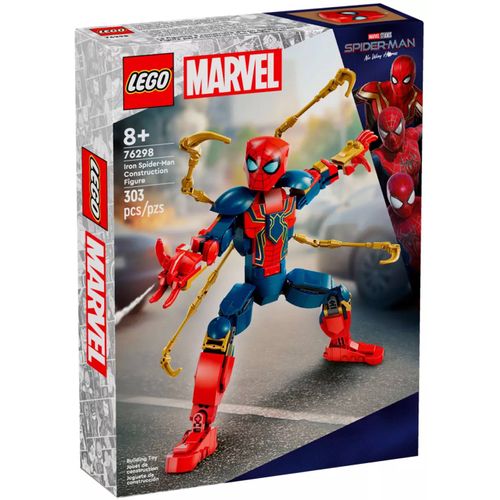 LEGO Marvel - Figurine d'Iron Spider Man à construire - 76298