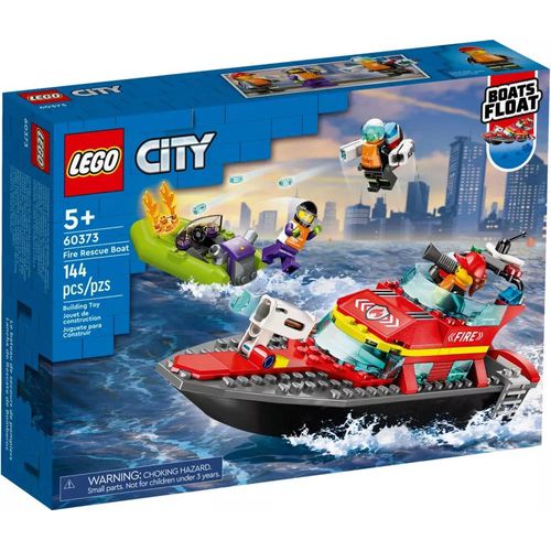LEGO City - Le bateau de sauvetage des pompiers - 60373