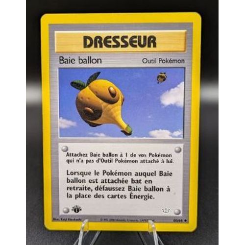 Pokemon Dresseur Baie Ballon Néo Révélation 60 / 64 1ére Edition