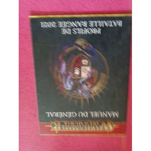 Jeu De Rôle Cartes Warhammer Age Of Sigmar - Manuel Du Général - Batailles Rangées 2021 Et Profils De Bataille Rangée 2021