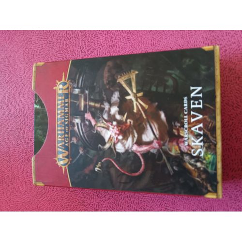 Jeu De Rôle Cartes Warhammer Age Of Sigmar - Warscroll Cards Skaven