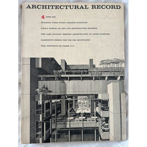 Revue Architectural Record 1962