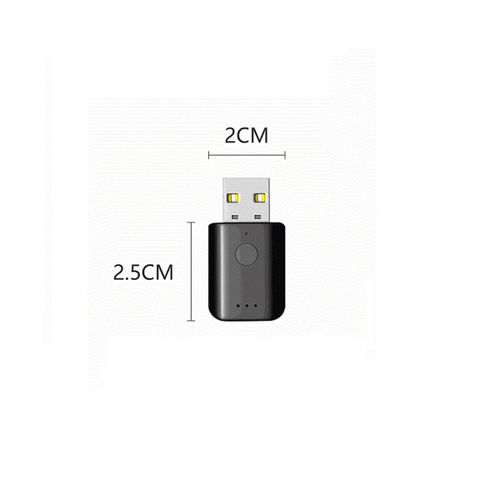 Adaptateur USB Bluetooth 5.1 RéCepteur Bluetooth USB Sans Fil Transmetteur Audio USB Adaptateur Bluetooth pour Voiture