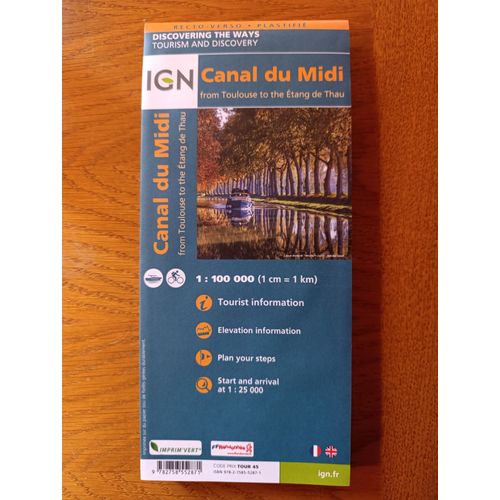 Carte Ign Canal Du Midi