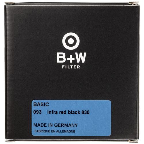B+W Filtre Infrarouge Black Red 830 Basic 62mm