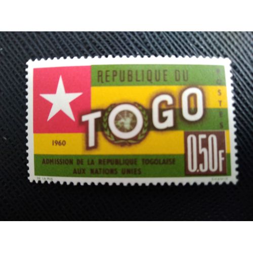 Timbre Togo Yt 320 Admission Aux Nations Unies 1961 (060309 )