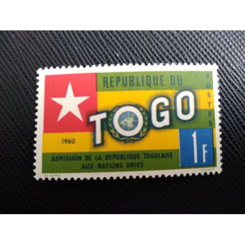 Timbre Togo Yt 321 Admission Aux Nations Unies 1961 ( 3912 )