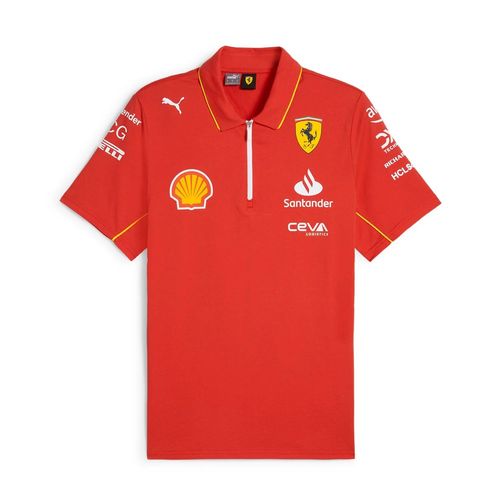 Polo De L'équipe Professionnelle Scuderia Ferraripour Homme - Rouge