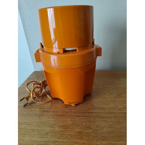 Moulinette Moulinex vintage orange
