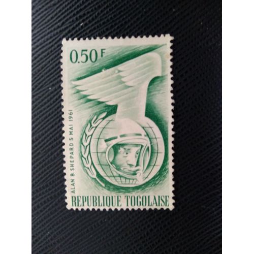 Timbre Togo Yt 350 Les Hommes Dans L'espace - Alan Shepard (1923-1998) 1962 (060309 )
