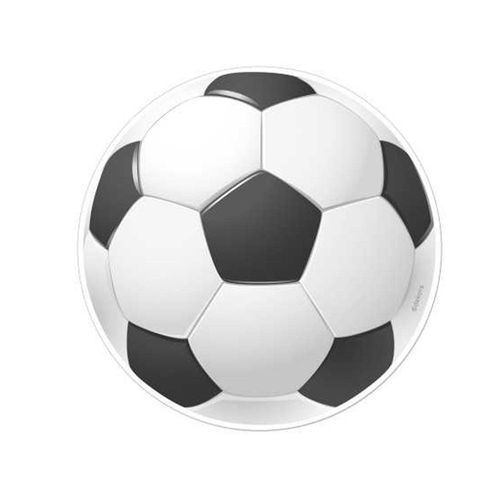 Disque Azyme Ballon Football Déco Gâteau 20cm