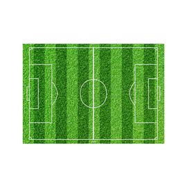 Plaque Azyme Terrain Football Déco Gâteau A5 Vert