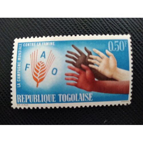 Timbre Togo Yt 377 Campagne Contre La Faim 1963 (060309 )