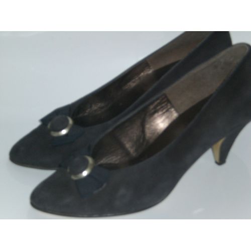 Escarpins Marines Pointure 38 Daim Balsamo