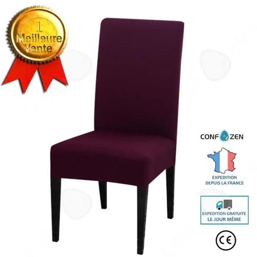 Confo Couvertures Chaises Élastiques, Housses De Chaises À Dossier Haut Lavable Protecteur Pour Mariage Chaise Chaise De Salle Siège