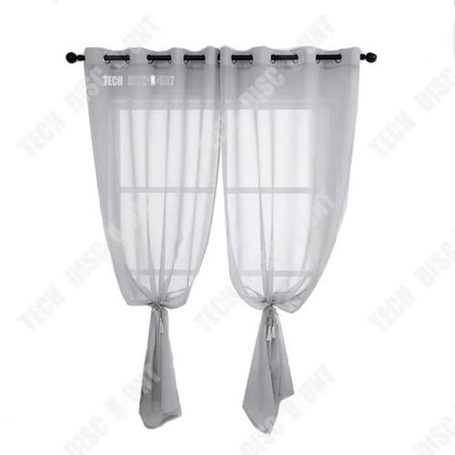 Td® 100*200 Cm Gris Salon Chambre Ingénierie Amélioration De L'habitat Rideau Anti-Moustique Fini Écran De Fenêtre