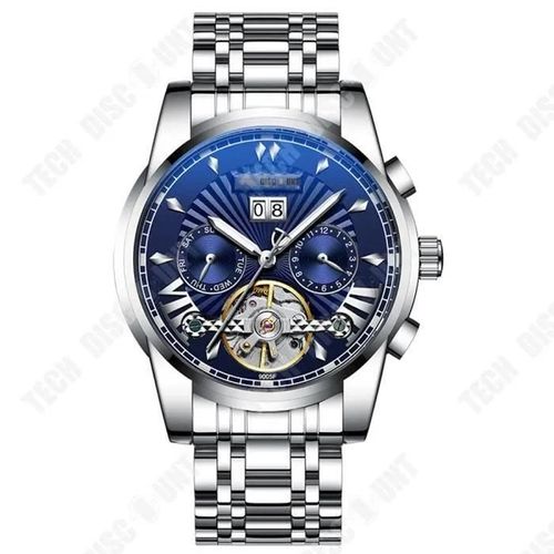 Td® Montre Pour Homme Mode Business Montre Mécanique Pour Homme Montre Étanche Montre Multifonctionnelle Pour Homme