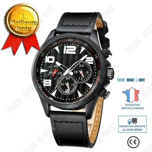 Td® Montres De Sport Européennes Et Américaines Montre Multifonctionnelle Étanche À Quartz Pour Hommes