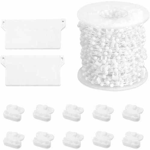Kit De Réparation De Stores Verticaux, Accessoires Pour Store Vertical, Bas Poids Chaîne Connecteurs Kit De Remplacement Pour Les Lattes De 127mm