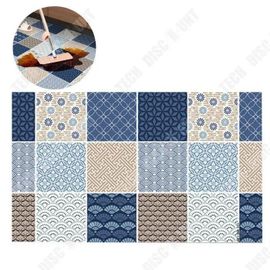 Td® La Longue Bande De Tapis De Sol Antidérapant De Cuisine Peut Être Frottée En Cuir Pvc Imperméable Et Résistant À L'huile