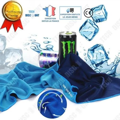 Td® Serviette De Refroidissement Sport Homme Femme Fitness Rafraichissante Sechage Rapide Musclulation Salle De Sport Cou Gym Yoga
