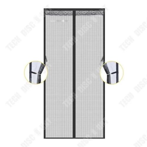 Td® 70*200 Cm Porte Rideau Porte Écran Fenêtre Fibre De Verre Porte Rideau Anti-Moustique Autocollant Magnétique Aspiration