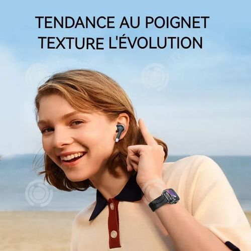 INN Montre connectée en 8-15 jours autonomie veille oreillette