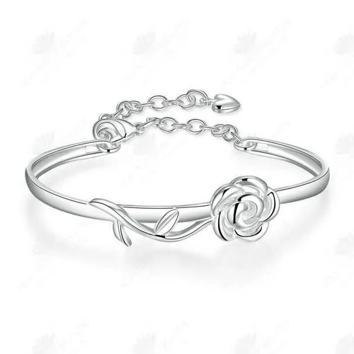 Htbe® Rose Bracelet Ins Bijoux Exquis Mode Romantique Simple Atmosphère Noël Anniversaire Mariage Saint Valentin Cadeau