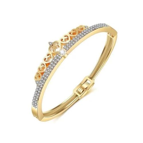 Bracelet Femme - Tooopfeel - Elégance Vintage - Or Rose - Oxyde De Zirconium - Cadeau D'anniversaire Festif