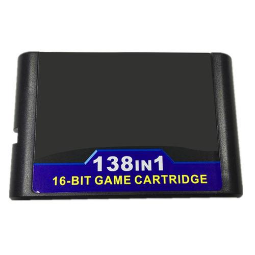 Collection de Jeux Chauds 138 en 1 pour Cartouche de MegaDrive 16 Bits pour Consoles de PAL et NTSC