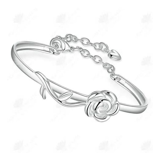 Htbe® Mode Romantique Rose Bracelet Ins Bijoux Exquis Atmosphère Simple Noël Anniversaire Mariage Saint Valentin Cadeau