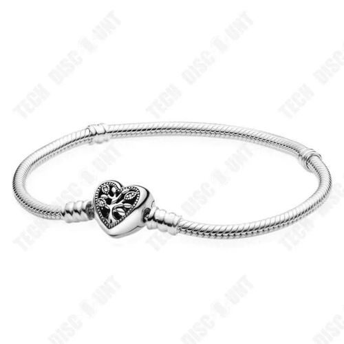 Td® S925 Bijoux En Argent Bracelet Bouton En Forme De T Boucle Citrouille Voiture Serpent Os Chaîne Tempérament En Forme Coeur Diama