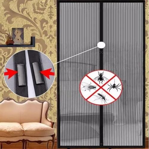 Moustiquaire - Non Spécifié - 120 X 210 Cm - Polyester - Noir - Intérieur