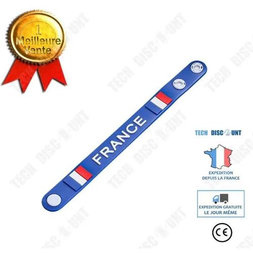 Td® Fans De Football De La Coupe D'europe Entourant Le Bracelet Du Bracelet Du Logo De L'équipe Nationale De Souvenirs