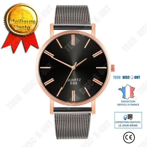 Td® Quartz Montres-Bracelets Casual Et Business Series Mesh Montre De La Ceinture Cadeaux Hommes 35454571