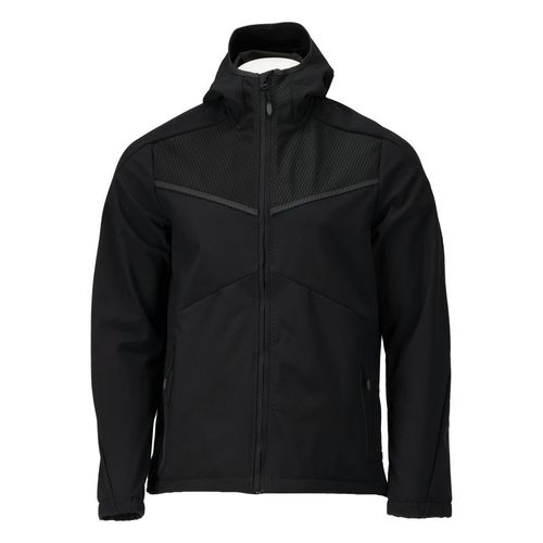 Veste Shoftshell Mascot Customized Avec Capuche - 22102-649-Noir-L