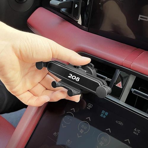 Support De Téléphone Portable Pour Voiture Par Gravité, Clip De Ventilation, Pour Peugeot 208 2013 ¿ 2023 Gti Mk2 Wrx, Accessoires D'intérieur-1pc-No Logo