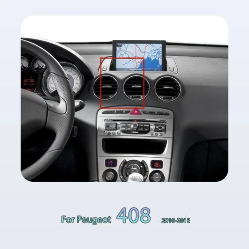 Support De Téléphone Spécial Pour Peugeot 408 2010 2011 2012 2013, Support De Téléphone Magnétique Pour Voiture, Détection Intelligente, Base Invisible, Accessoires De Voiture-Base And Holder 1