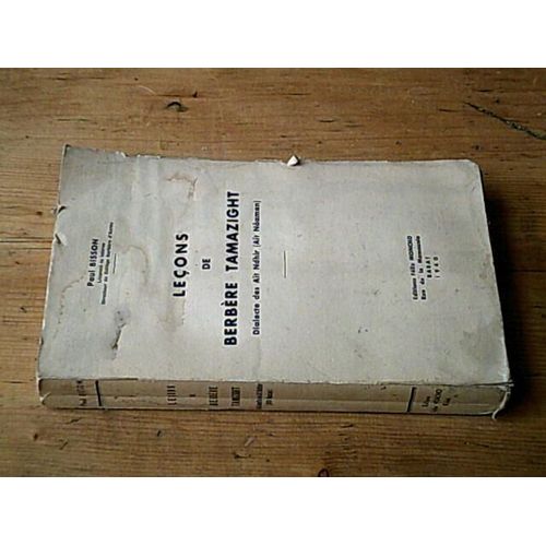 Leçons De Berbère Tamazight - Dialecte Des Aït Ndhir (Aït Nâaman)