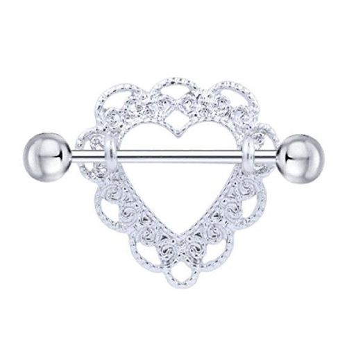 3pcs Anneaux De Mamelon Lisses En Acier Inoxydable Sertis De Diamants Pour Femmes, Bijoux De Piercing De Mamelon En Haltère-2#