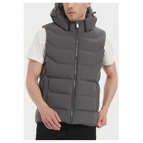 Doudoune Sans Manches Gris Homme